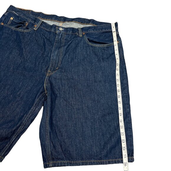 (44) LEVI'S 469 Men's Bermuda Jean Shorts Size 44 Waist **Irregular Red Tab - Picture 6 of 13